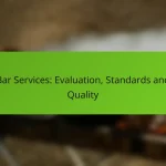 Bar Services: Evaluation, Standards and Quality