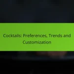 Cocktails: Preferences, Trends and Customization