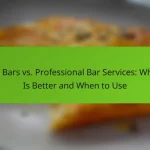 DIY Bars vs. Professional Bar Services: Which Is Better and When to Use