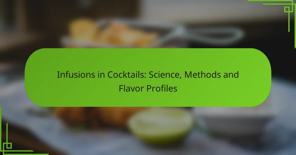 Infusions in Cocktails: Science, Methods and Flavor Profiles