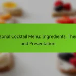 Seasonal Cocktail Menu: Ingredients, Themes and Presentation