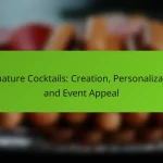 Signature Cocktails: Creation, Personalization and Event Appeal